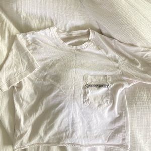 Cropped chrome hearts cropped t-shirt
